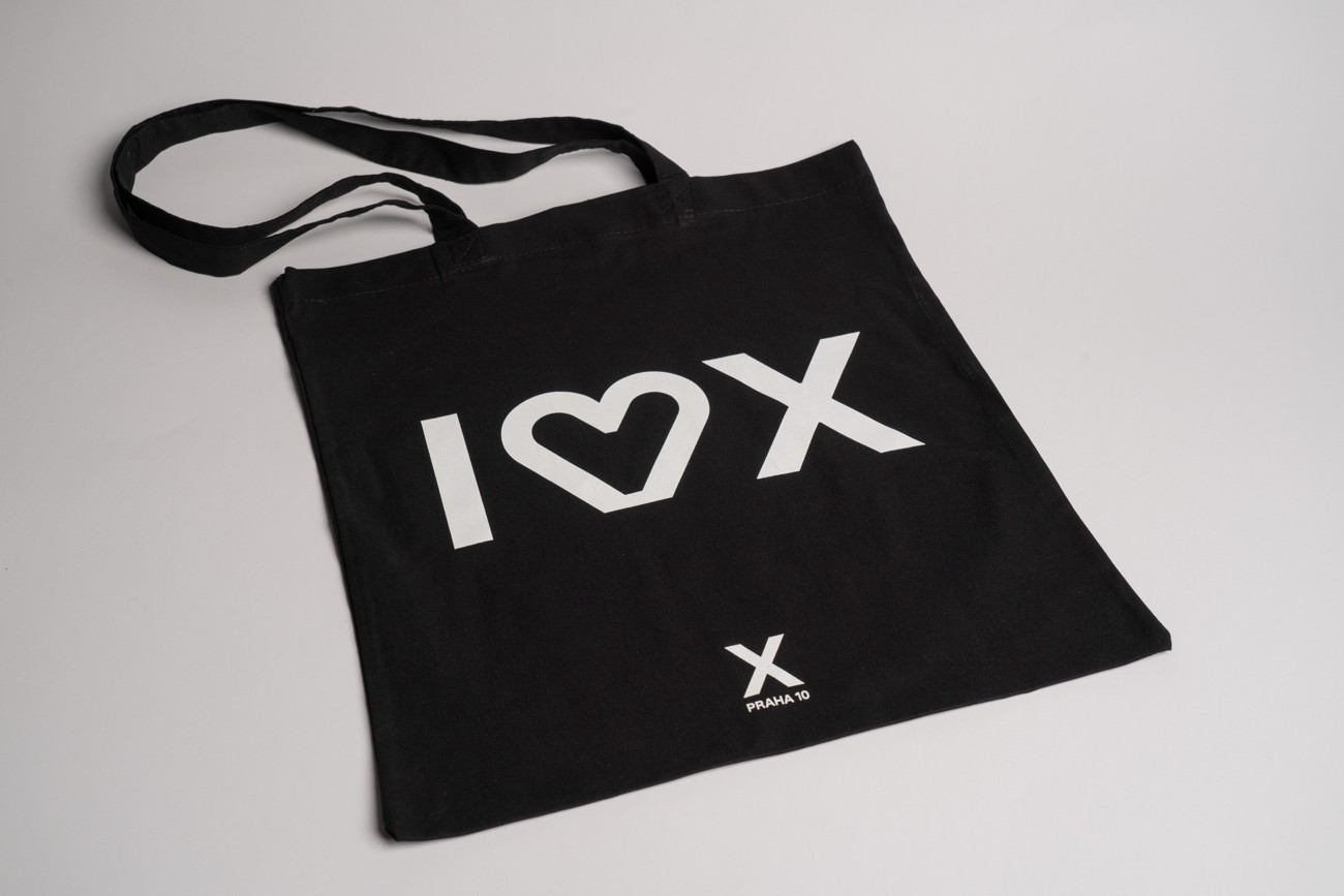 Taška bavlněná, černá